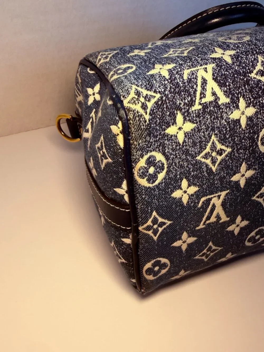 louis vuitton monogram jacquard denim speedy bandoulière 25